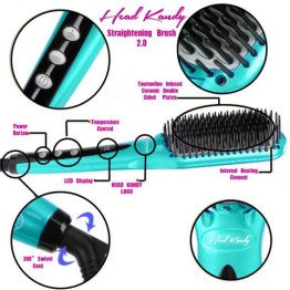 Head Kandy Hair Brush Straightener